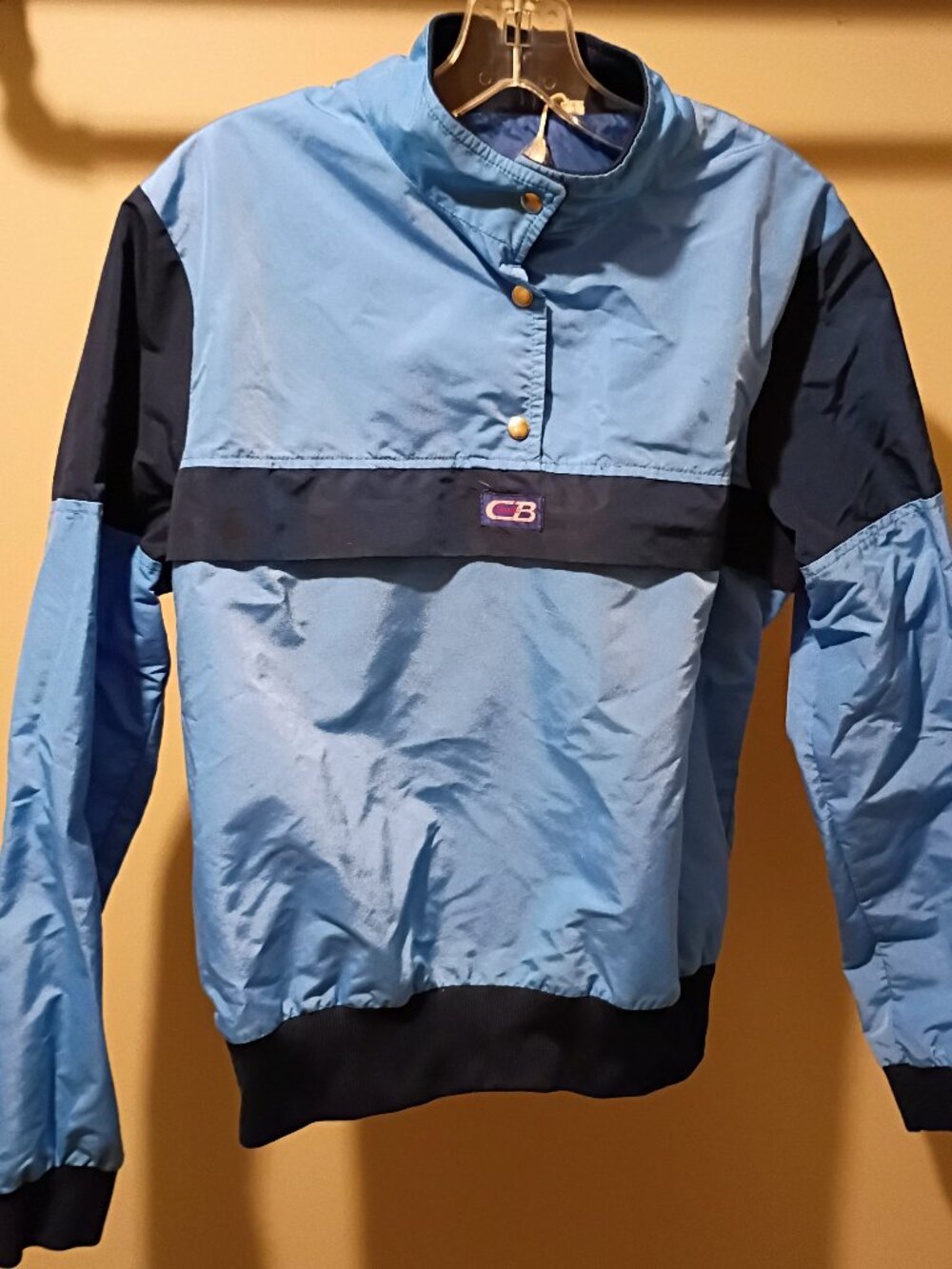 Vintage Authentic CB Sports Jacket - Kids - Pullover - Large - Blue